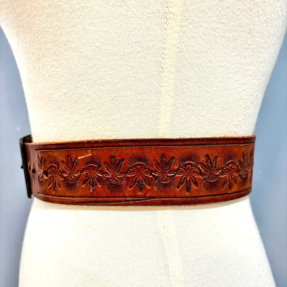 Vintage hand tooled
